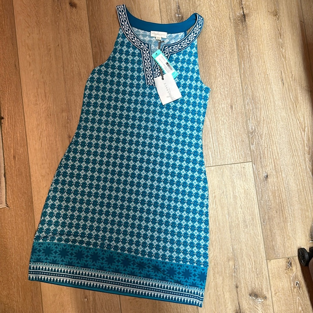 Magnolia Grace - embroidered dress - small